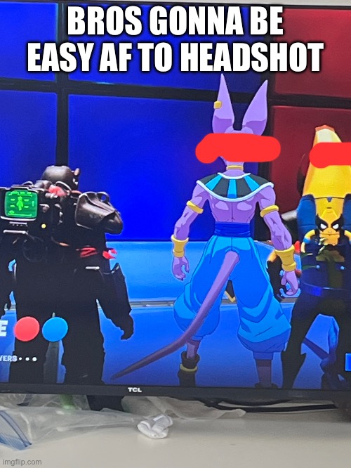 BROS GONNA BE EASY AF TO HEADSHOT | made w/ Imgflip meme maker