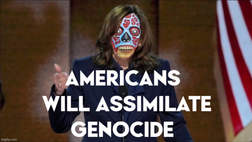 Obey Kamala | image tagged in dnc convention,speech,blue alien,they live,obey,genocide | made w/ Imgflip meme maker