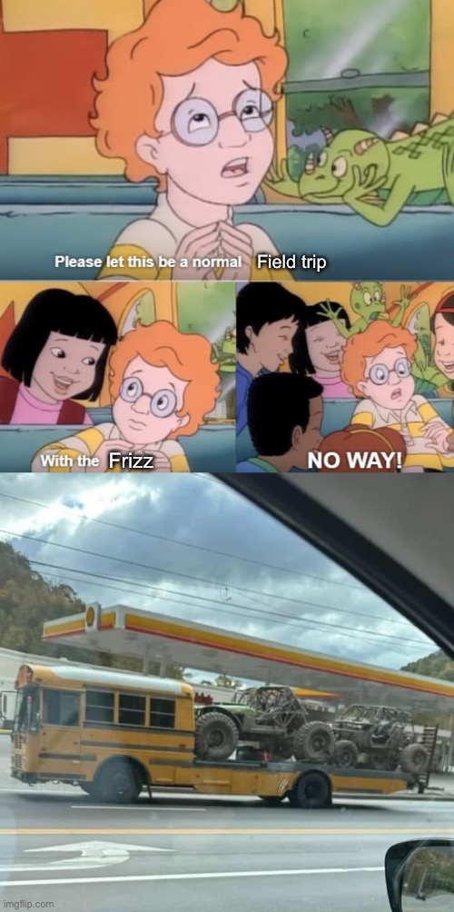 Miss Frizzle with the Rizzle | Field trip; Frizz | image tagged in please let this be a normal,ms frizzle,rizz | made w/ Imgflip meme maker