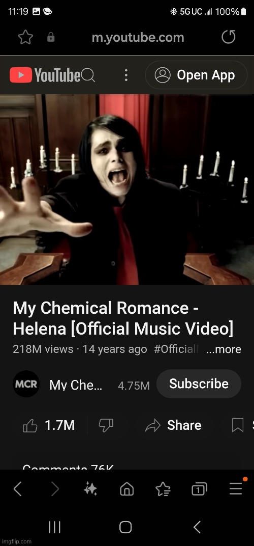 My fav MCR song | made w/ Imgflip meme maker