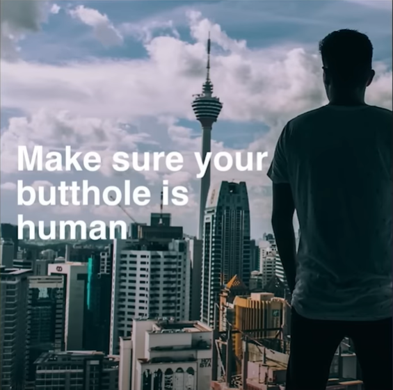 High Quality Make Sure your butthole is human. Blank Meme Template