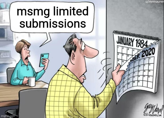 1984 Calendar | msmg limited submissions | image tagged in 1984 calendar | made w/ Imgflip meme maker