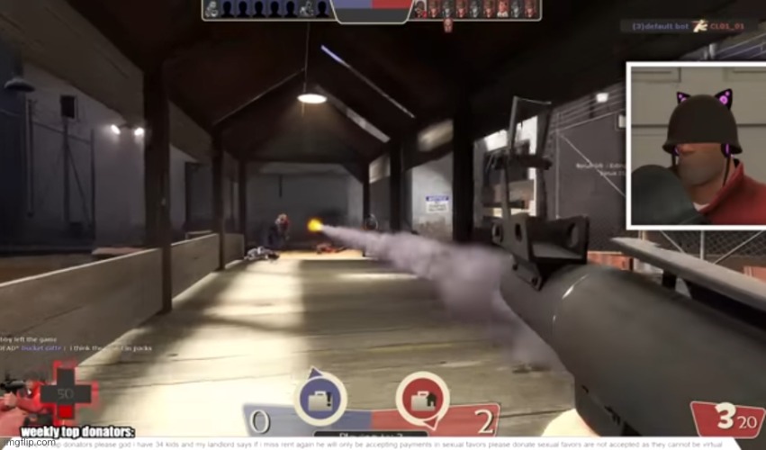 tf2 soldier bridge incident | image tagged in tf2 soldier bridge incident | made w/ Imgflip meme maker