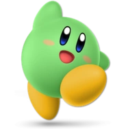 High Quality Green Kirby Blank Meme Template