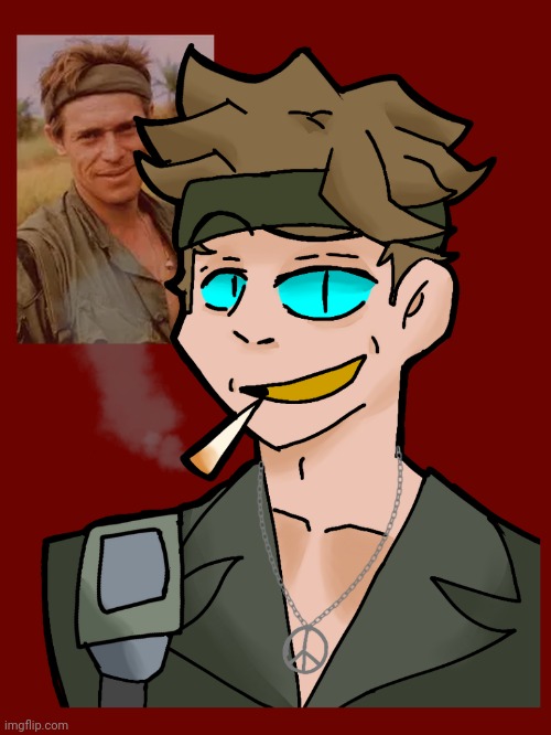 Drawing the Platoon cast p3 (Sgt. Elias) | made w/ Imgflip meme maker