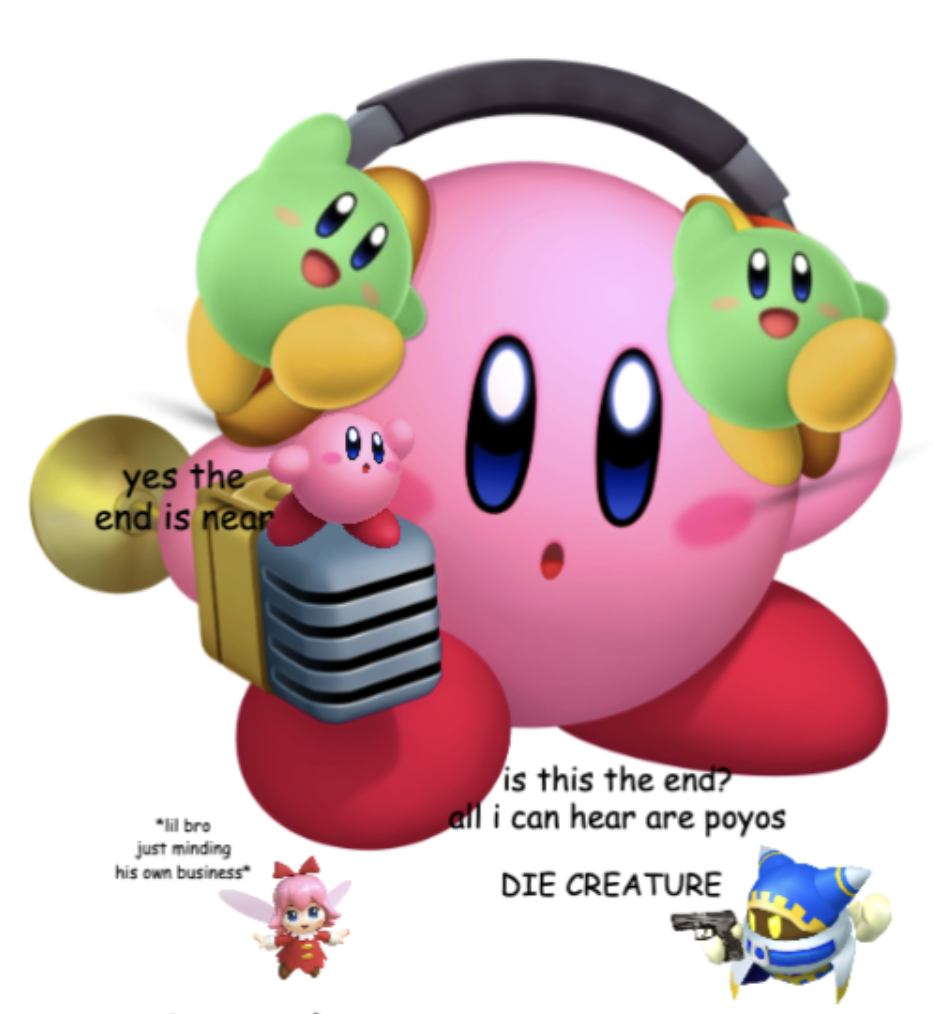 all i can hear are poyos Blank Meme Template