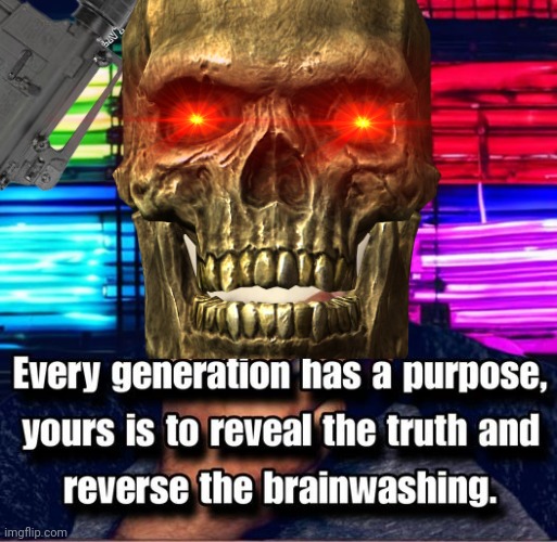 Skeletor reverse the brainwashing | image tagged in skeletor,brainwashing | made w/ Imgflip meme maker