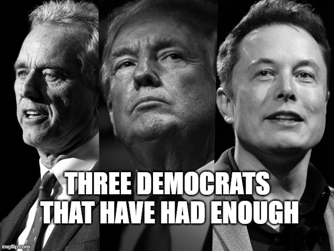 had enough | THREE DEMOCRATS  THAT HAVE HAD ENOUGH | image tagged in had enough | made w/ Imgflip meme maker