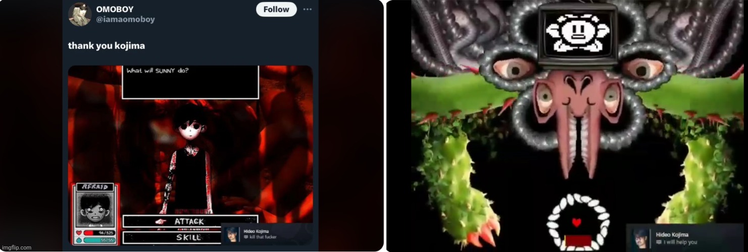 happy (late) birthday hideo kojimaaa | image tagged in mood lightner,flowe | made w/ Imgflip meme maker