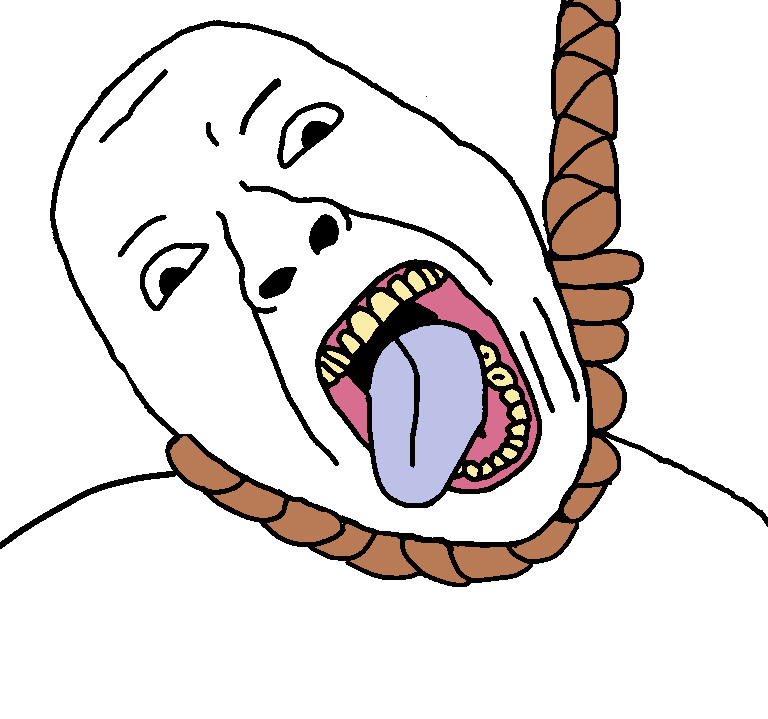 High Quality Wojak suicide 3 Blank Meme Template