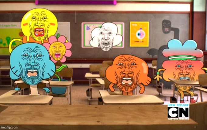 already got to the porn part help my eys hort | image tagged in disgusted gumball | made w/ Imgflip meme maker