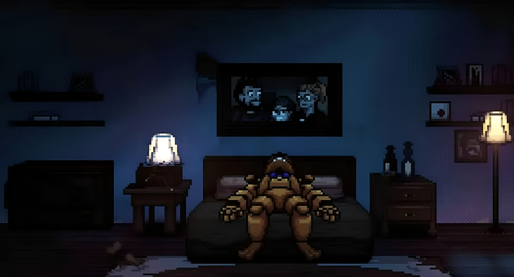 Sleeping Springtrap Blank Meme Template