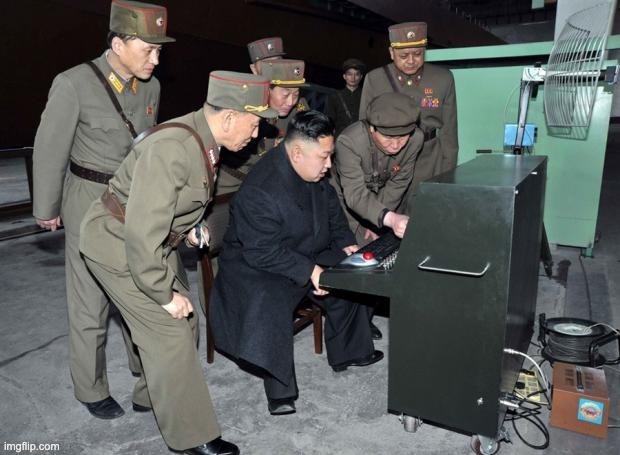 Kim Jong Un Computer | image tagged in kim jong un computer | made w/ Imgflip meme maker