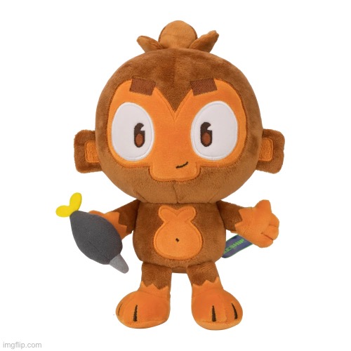 Dartmonkey plush | image tagged in dartmonkey plush | made w/ Imgflip meme maker