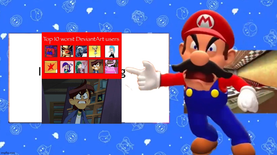 mario hates H4SBR0W0RD's art | image tagged in mario hates for what | made w/ Imgflip meme maker