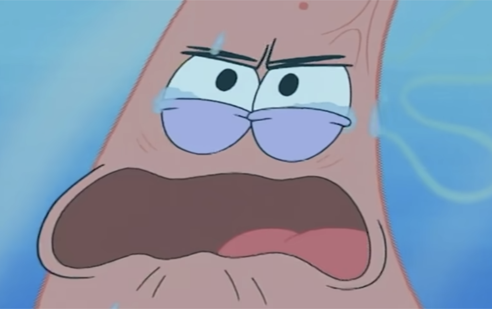 Patrick in pain Blank Meme Template