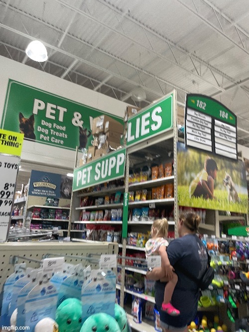 Nah man forget cake, PET SUPP IS A LIE | image tagged in store,you had one job,pets | made w/ Imgflip meme maker