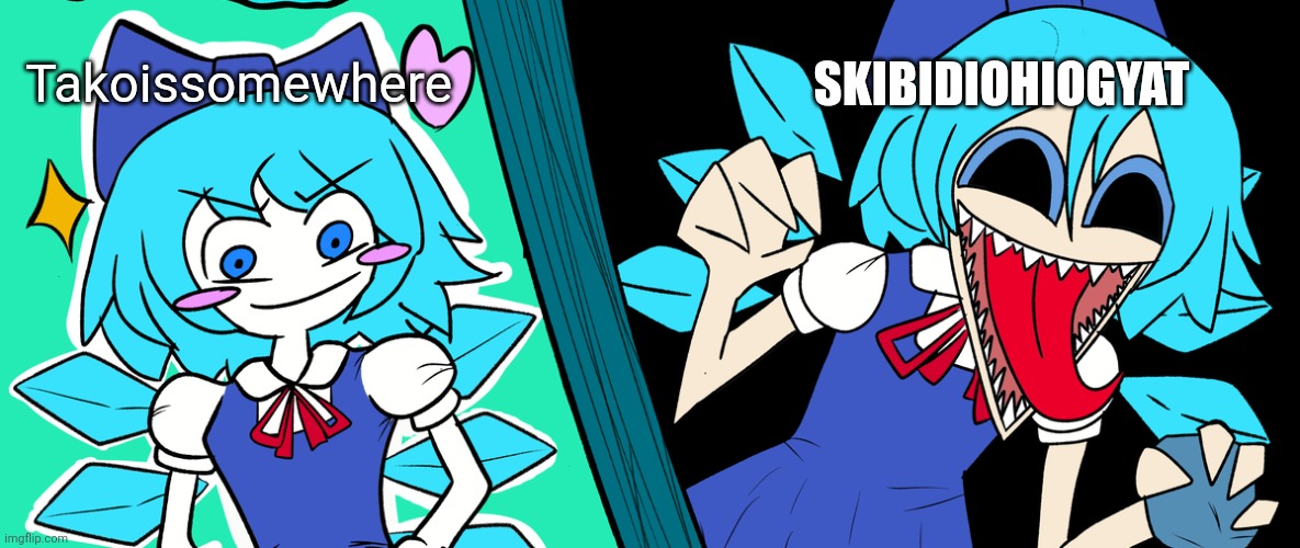 N-WORD CIRNO | Takoissomewhere SKIBIDIOHIOGYAT | image tagged in n-word cirno | made w/ Imgflip meme maker