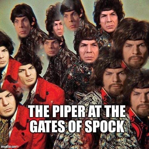 Spock Floyd | image tagged in pink floyd,spock,spock illogical,trippy,mr spock | made w/ Imgflip meme maker