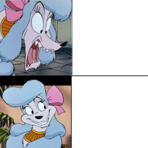 Georgette Blank Meme Template