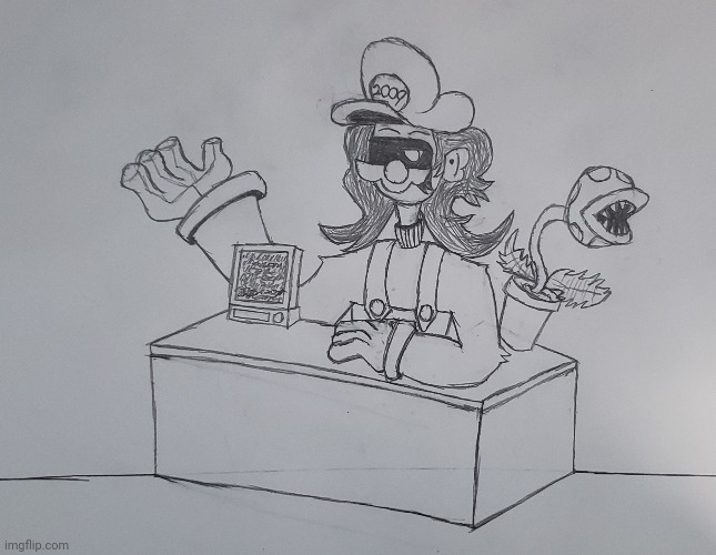 Broadcast (Dialogue in comments) | image tagged in mario's madness,ocs,filler,drawing | made w/ Imgflip meme maker