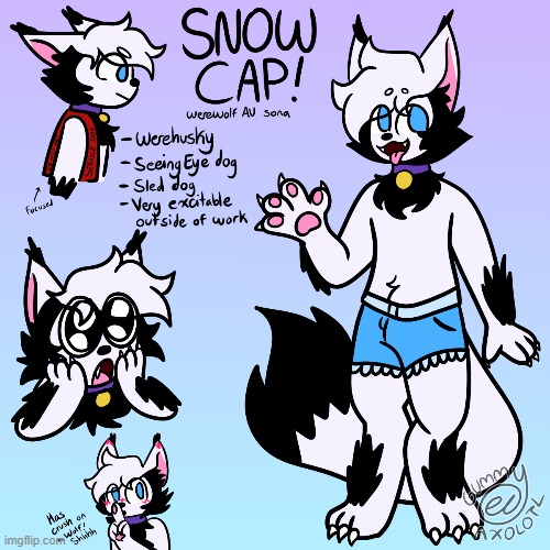 Werewolf AU sona! anyone is free to join, just be a dog thing !!! NOT A FURRY !!! | made w/ Imgflip meme maker