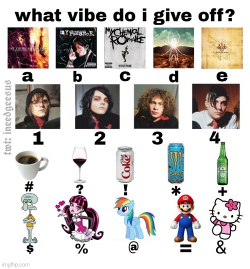 I found an emo one! | image tagged in what vibe do i give off | made w/ Imgflip meme maker