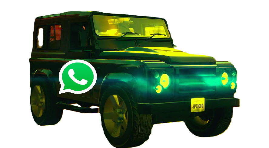 whatsapp land rover Blank Meme Template