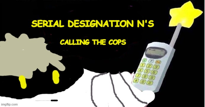 N's calling the cops Blank Meme Template