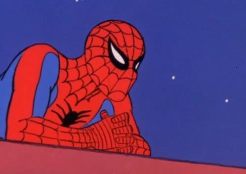 High Quality Spiderman Thinking Blank Meme Template