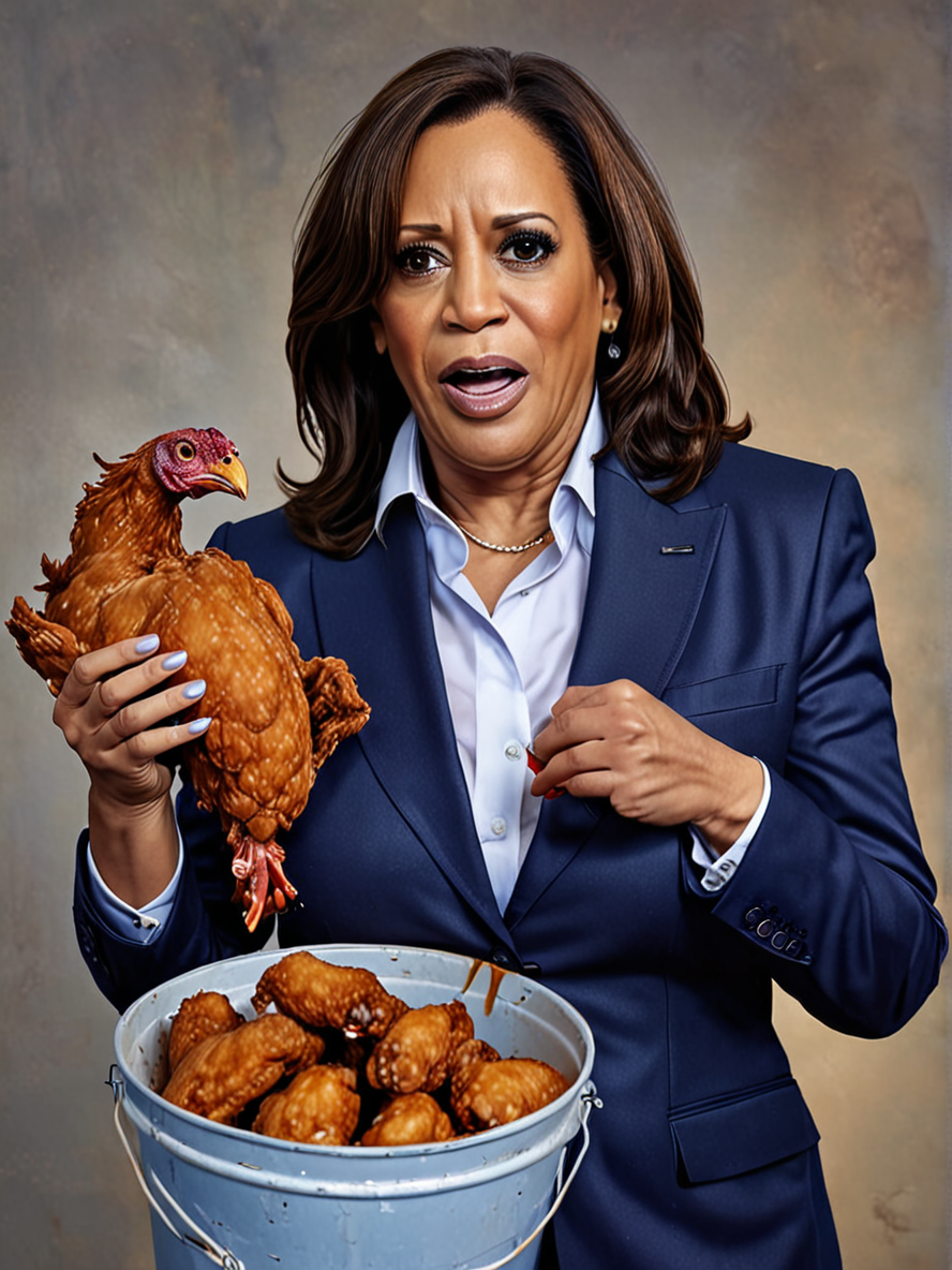 Kamala Chicken Blank Meme Template