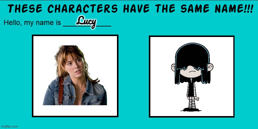 I'm Lucy Loud/McClane | Lucy | image tagged in the loud house,nickelodeon,lucy,die hard,20th century fox,bruce willis | made w/ Imgflip meme maker