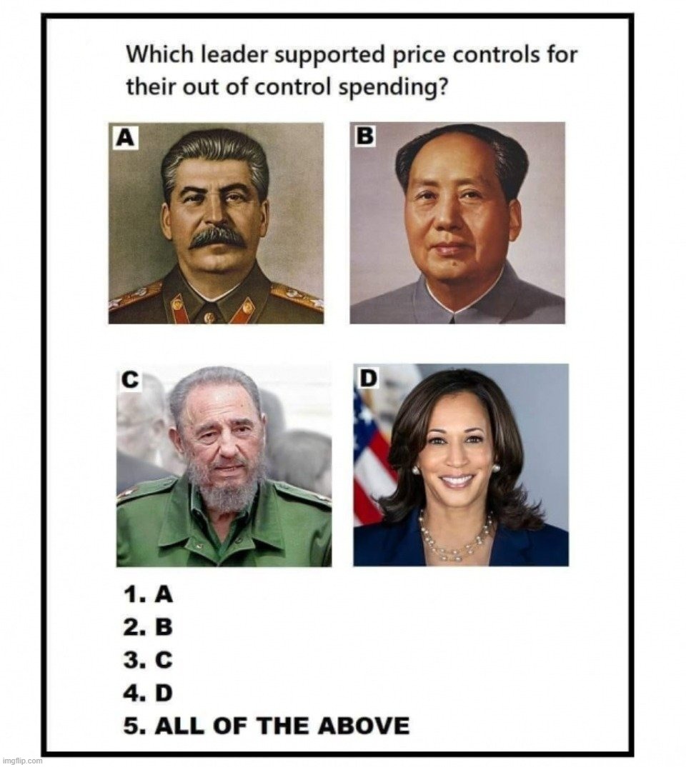 About those "price controls." | image tagged in price controls,the price is right,priceless,dictators,tyrants,stupid criminals | made w/ Imgflip meme maker