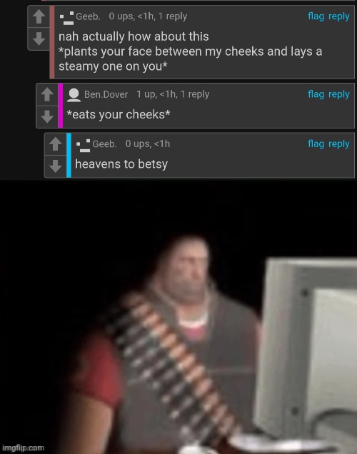 image tagged in sad heavy computer | made w/ Imgflip meme maker