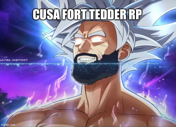 Tera Chad | CUSA FORT TEDDER RP | image tagged in tera chad | made w/ Imgflip meme maker