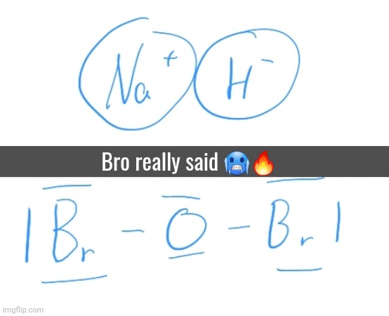 NaH BrO (ik it's Br2O but cmon man) | Bro really said 🥶🔥 | made w/ Imgflip meme maker