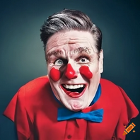 Starmer clown Blank Meme Template