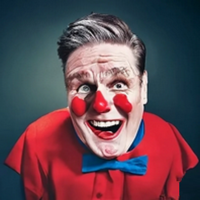 High Quality Starmer Clown Blank Meme Template