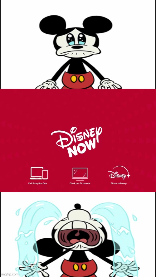 M. M.‘s R. To D. N. App S. Down | image tagged in mickey mouse,disney,disney plus,disney channel,reaction,walt disney | made w/ Imgflip meme maker