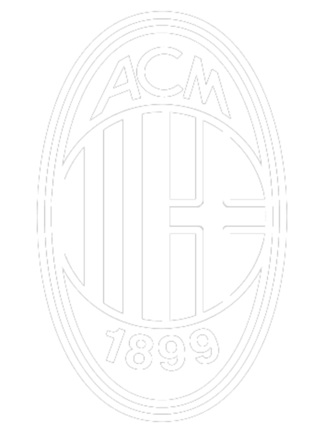 AC Milan (white) Blank Meme Template