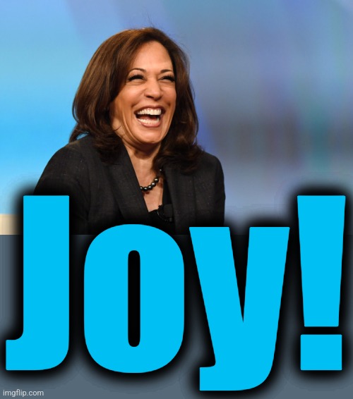 Kamala Harris laughing | Joy! | image tagged in kamala harris laughing | made w/ Imgflip meme maker