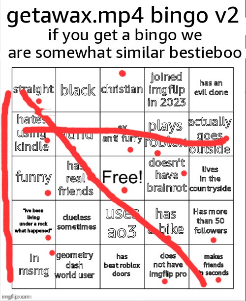 hell yeah triple bingo | image tagged in getawax mp4 bingo v2 | made w/ Imgflip meme maker