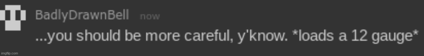 @post below | image tagged in bdb you should be more careful | made w/ Imgflip meme maker