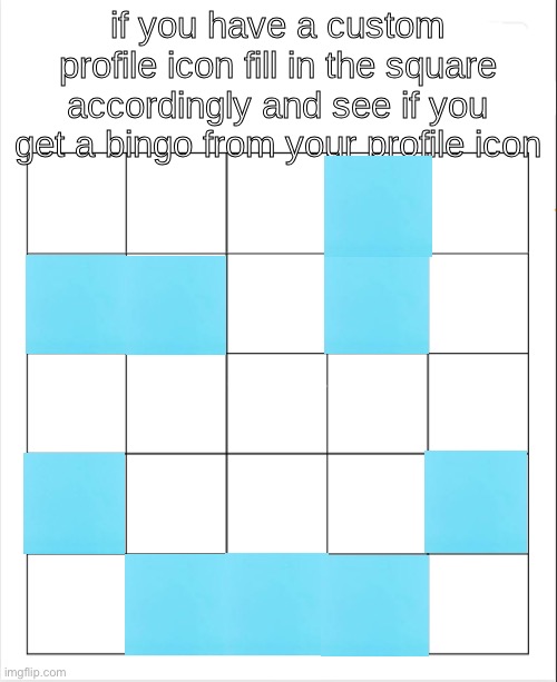 profile icon bingo | image tagged in profile icon bingo | made w/ Imgflip meme maker