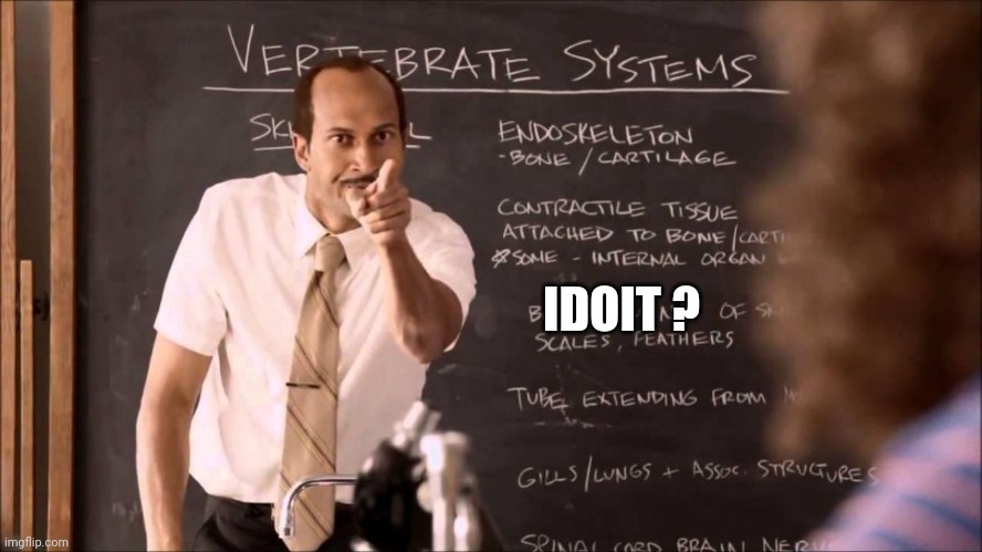 Key and Peele Substitute Teacher | IDOIT ? | image tagged in key and peele substitute teacher | made w/ Imgflip meme maker