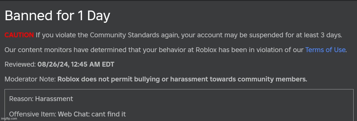 Why was I banned? | made w/ Imgflip meme maker