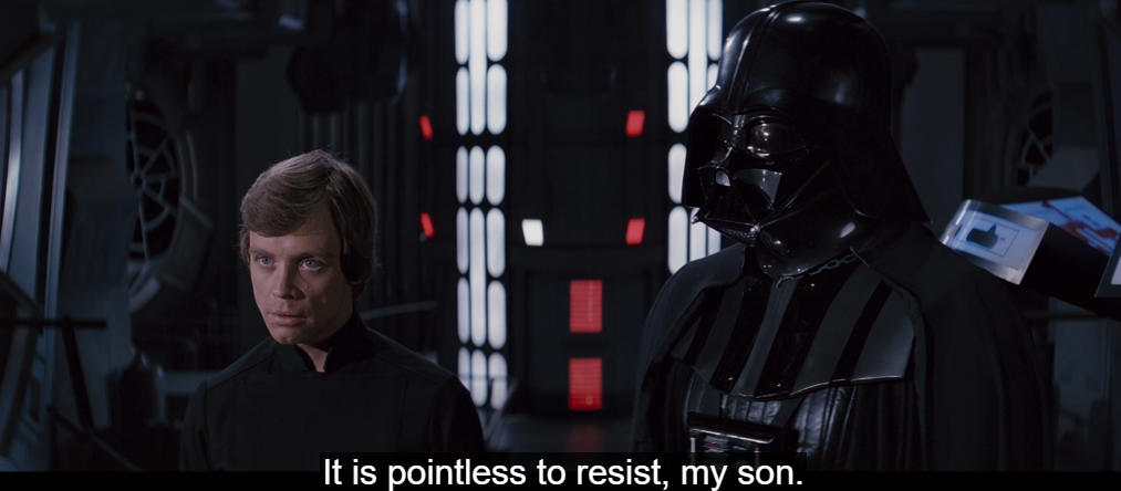 High Quality darth vader Blank Meme Template