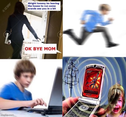 Mankind is phone | image tagged in ok bye mom meme | made w/ Imgflip meme maker