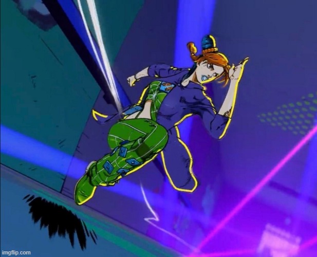 Jolyne Run | image tagged in jolyne run | made w/ Imgflip meme maker