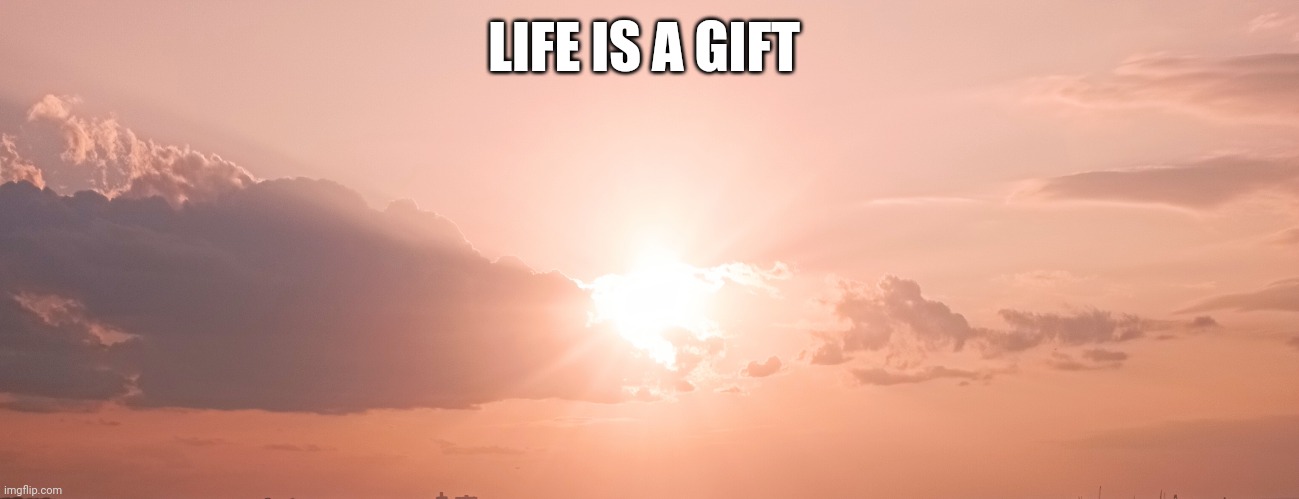 Life is beautiful | LIFE IS A GIFT | image tagged in life,beautiful,hopecore | made w/ Imgflip meme maker